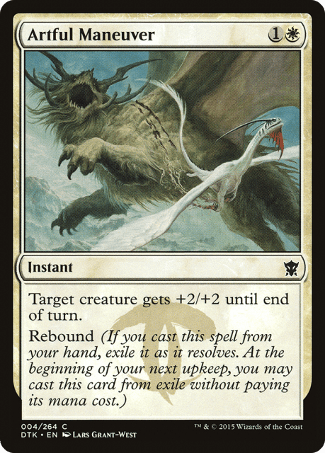 Artful Maneuver (4) — Dragons of Tarkir