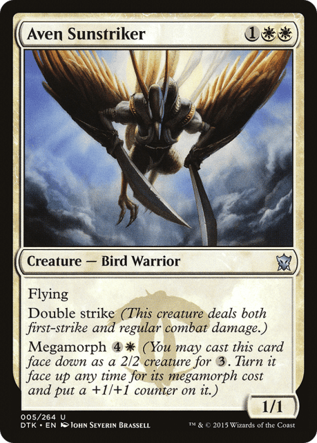 Aven Sunstriker (5) — Dragons of Tarkir