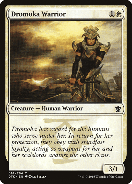 Dromoka Warrior (14) — Dragons of Tarkir
