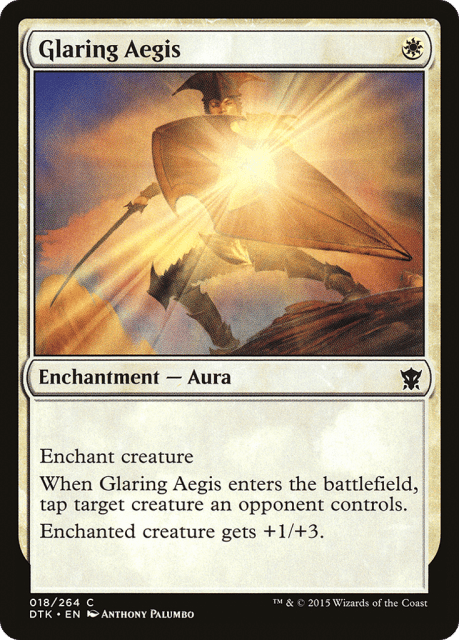 Glaring Aegis (18) — Dragons of Tarkir