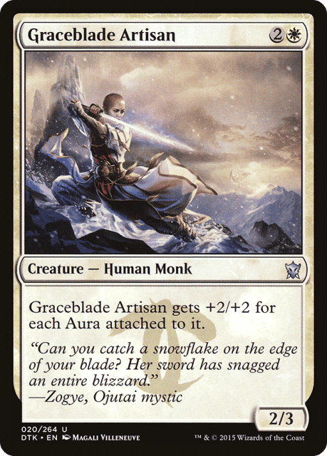 Graceblade Artisan (20) — Dragons of Tarkir