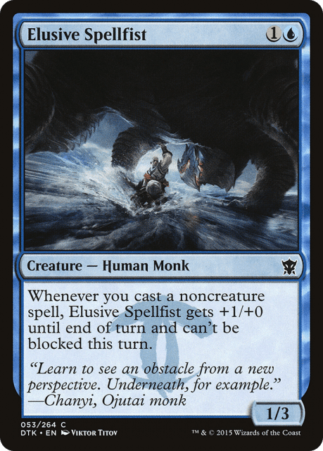 Elusive Spellfist (53) — Dragons of Tarkir