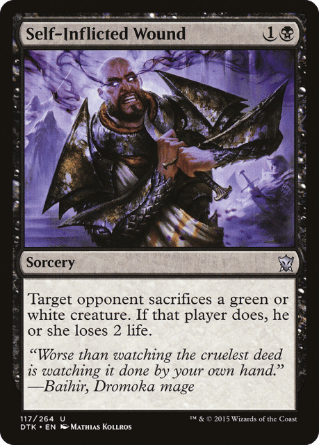 Self-Inflicted Wound (117) — Dragons of Tarkir