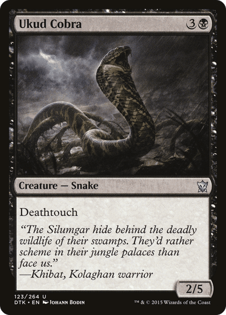 Ukud Cobra (123) — Dragons of Tarkir