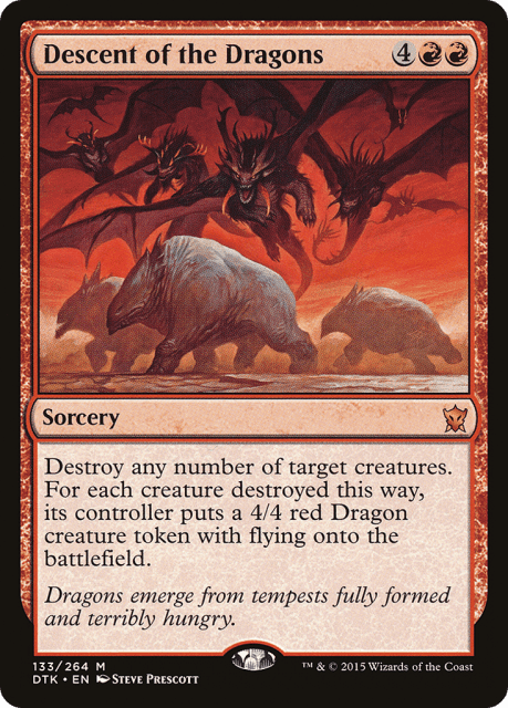 Descent of the Dragons (133) — Dragons of Tarkir