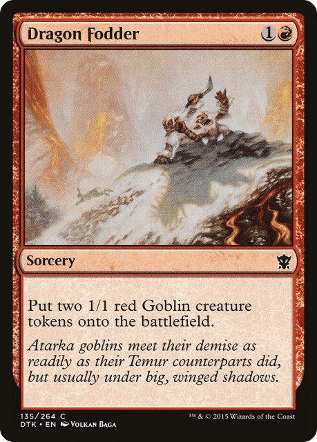 Dragon Fodder (135) — Dragons of Tarkir