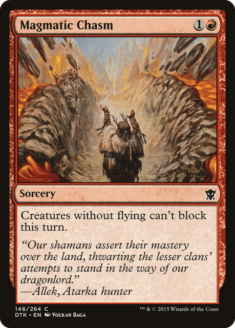 Magmatic Chasm (148) — Dragons of Tarkir