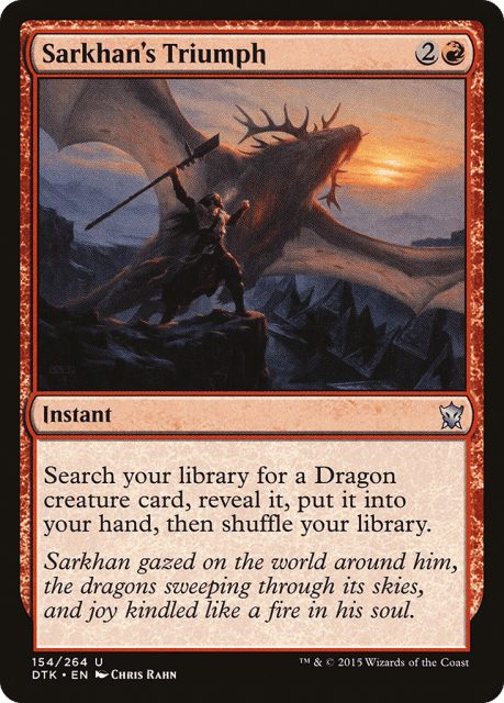 Sarkhan's Triumph (154) — Dragons of Tarkir