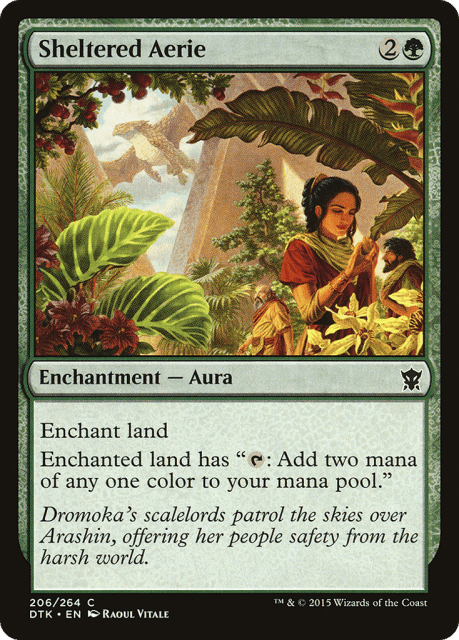 Sheltered Aerie (206) — Dragons of Tarkir