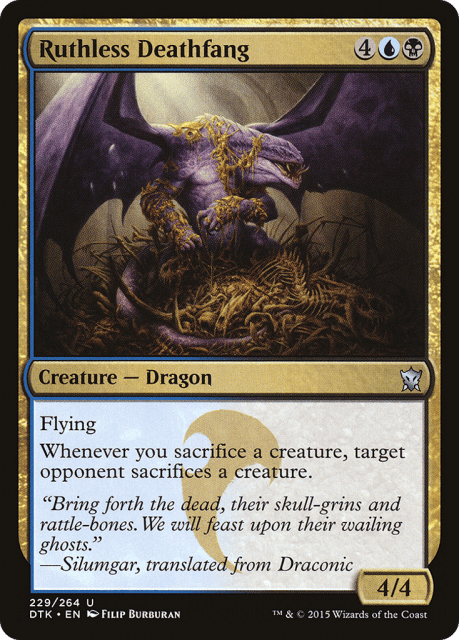 Ruthless Deathfang (229) — Dragons of Tarkir
