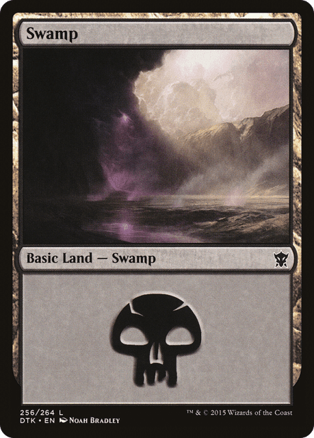 Swamp (256) — Dragons of Tarkir