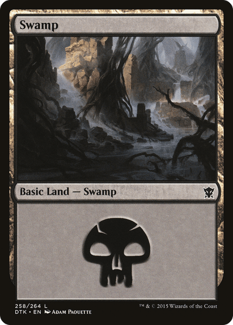 Swamp (258) — Dragons of Tarkir