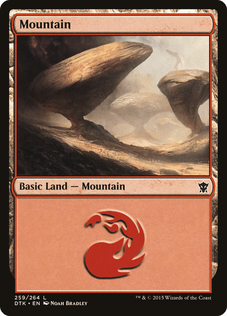 Mountain (259) — Dragons of Tarkir