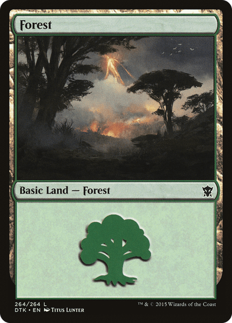 Forest (264) — Dragons of Tarkir
