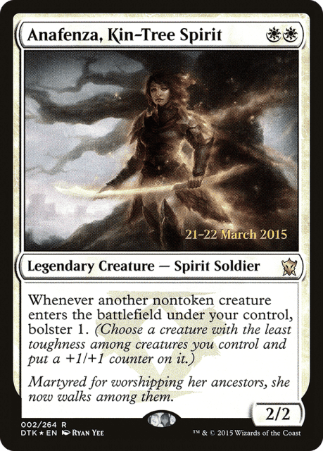 Anafenza, Kin-Tree Spirit (2) — Dragons of Tarkir Promos