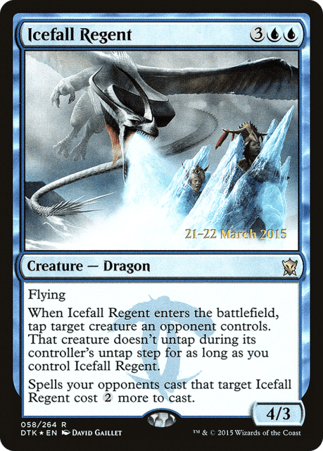Icefall Regent (58) — Dragons of Tarkir Promos