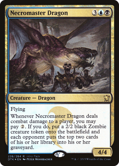 Necromaster Dragon (226) — Dragons of Tarkir Promos