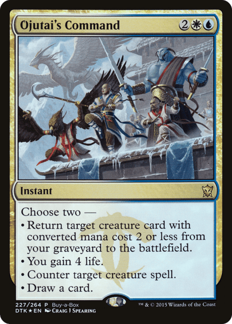 Ojutai's Command (227) — Dragons of Tarkir Promos