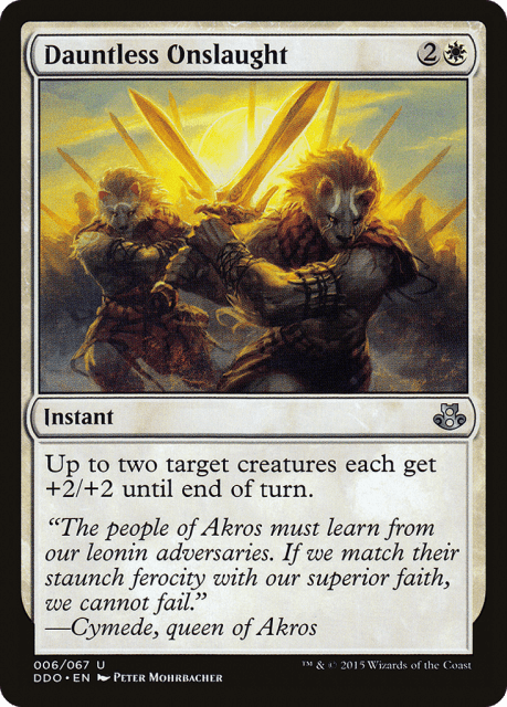 Dauntless Onslaught (6) — Duel Decks: Elspeth vs. Kiora
