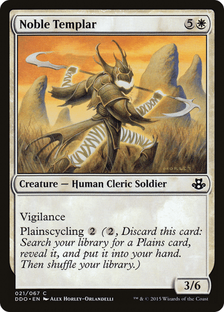 Noble Templar (21) — Duel Decks: Elspeth vs. Kiora