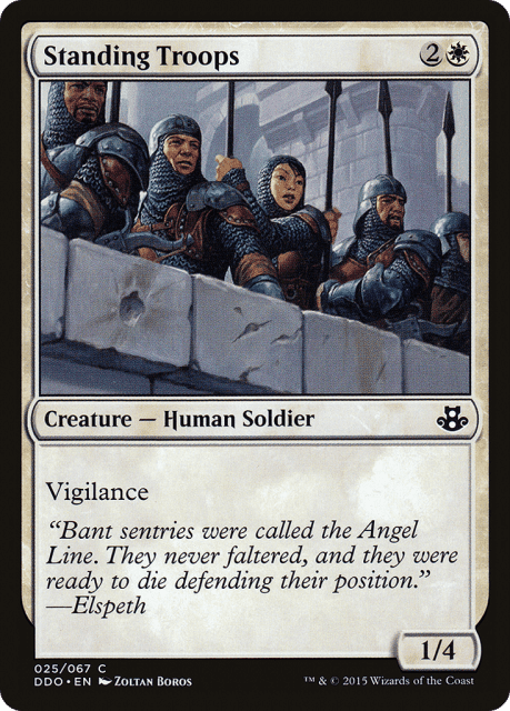 Standing Troops (25) — Duel Decks: Elspeth vs. Kiora