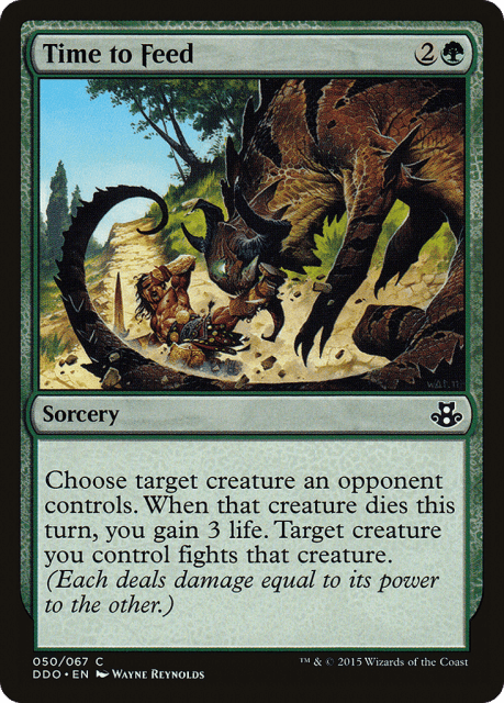 Time to Feed (50) — Duel Decks: Elspeth vs. Kiora