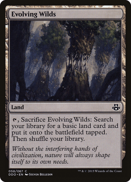 Evolving Wilds (58) — Duel Decks: Elspeth vs. Kiora