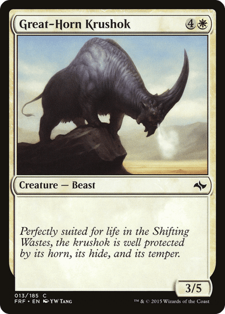 Great-Horn Krushok (13) — Fate Reforged
