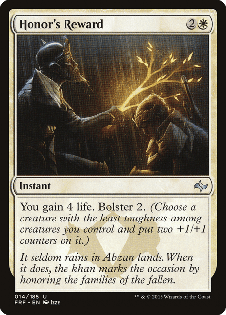 Honor's Reward (14) — Fate Reforged