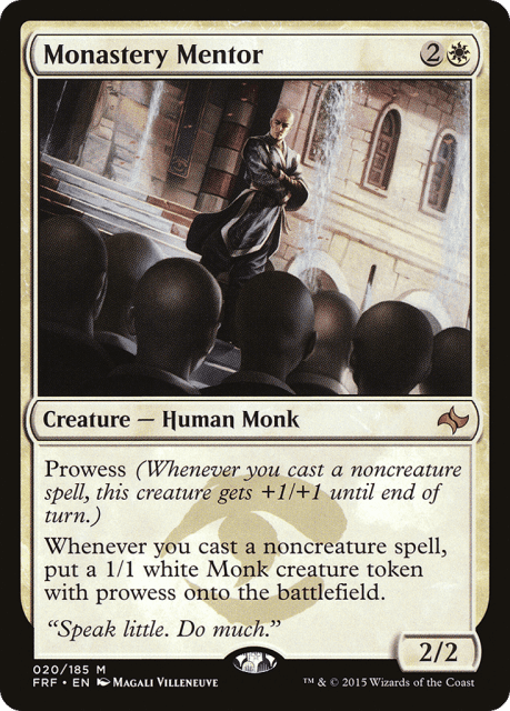 Monastery Mentor (20) — Fate Reforged