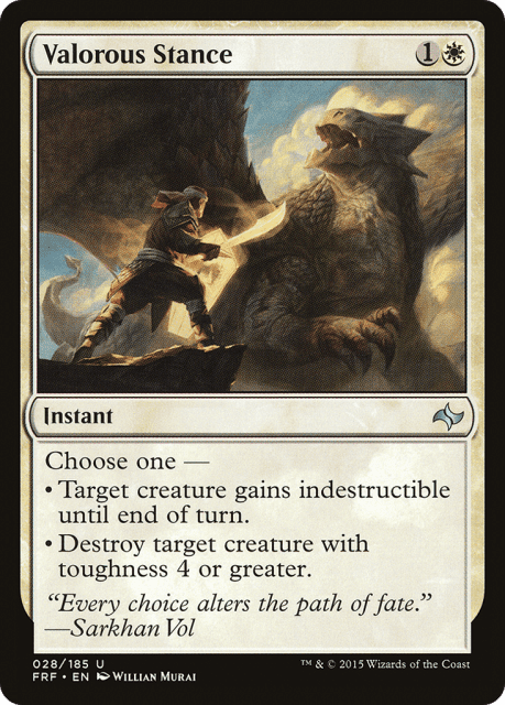 Valorous Stance (28) — Fate Reforged