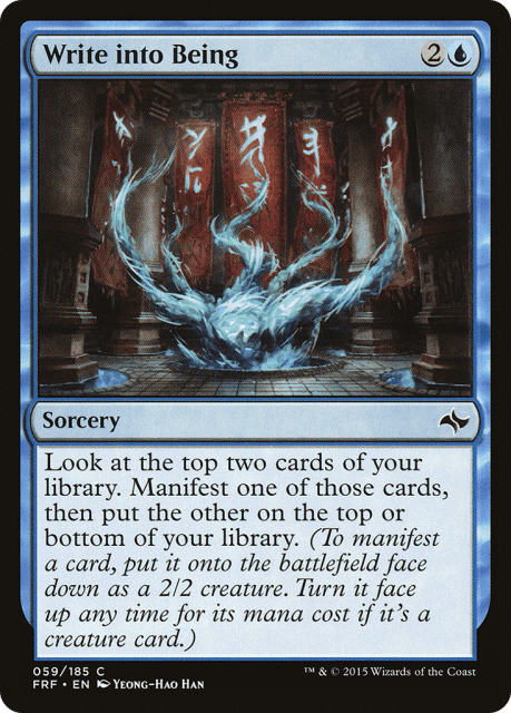 Write into Being (59) — Fate Reforged
