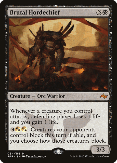 Brutal Hordechief (64) — Fate Reforged