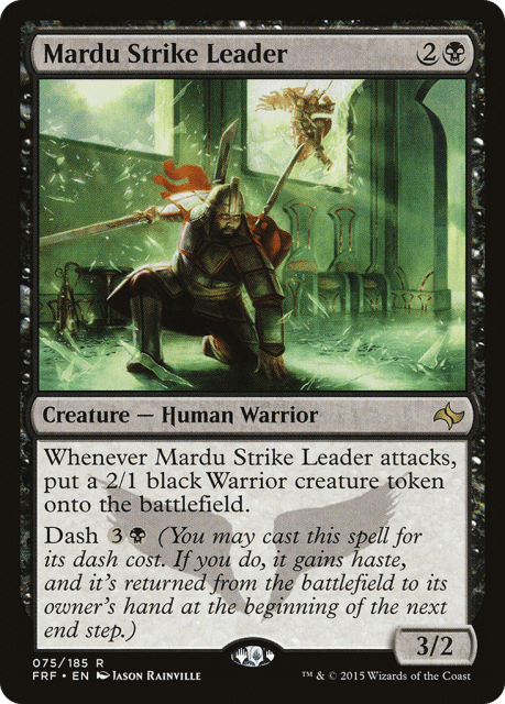 Mardu Strike Leader (75) — Fate Reforged