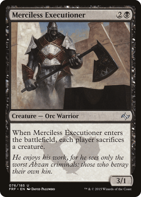Merciless Executioner (76) — Fate Reforged