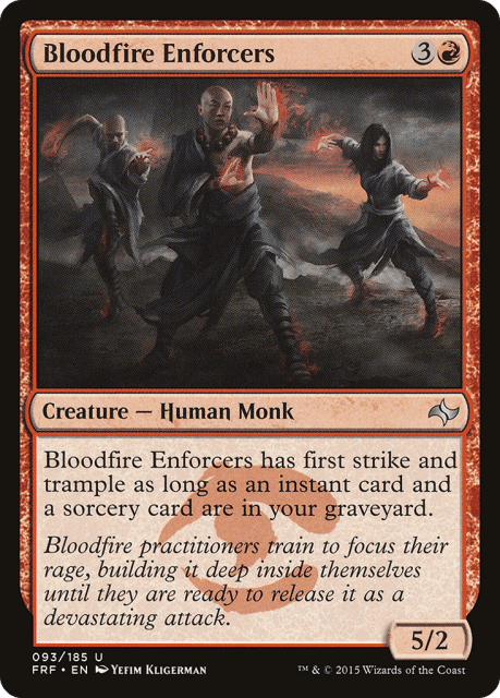 Bloodfire Enforcers (93) — Fate Reforged
