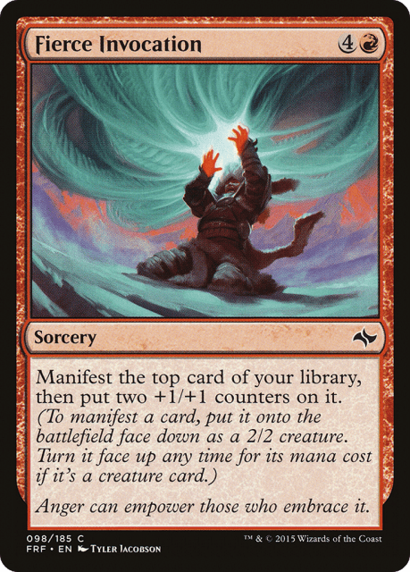 Fierce Invocation (98) — Fate Reforged