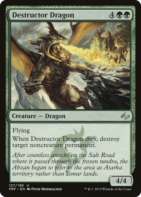 Destructor Dragon (127) — Fate Reforged