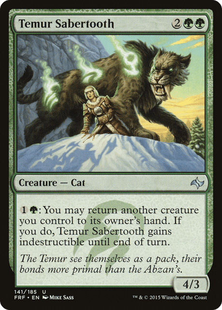 Temur Sabertooth (141) — Fate Reforged