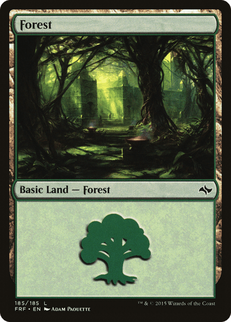 Forest (185) — Fate Reforged