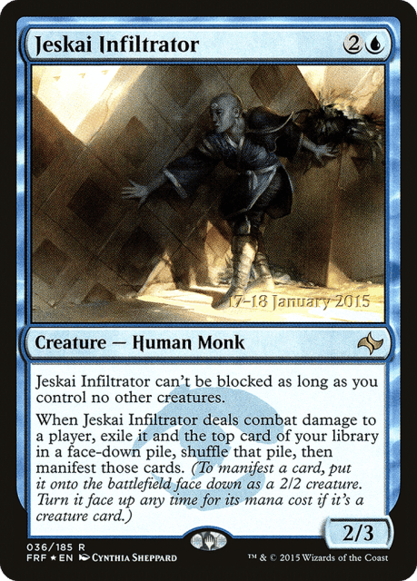 Jeskai Infiltrator (36) — Fate Reforged Promos