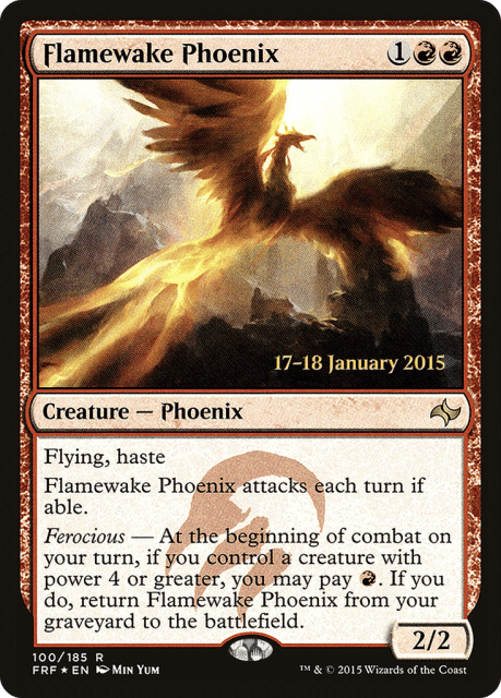 Flamewake Phoenix (100) — Fate Reforged Promos