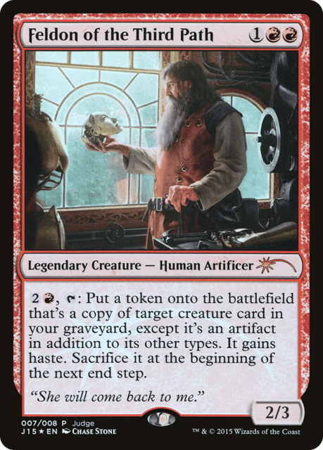 Feldon of the Third Path (7) — Judge Gift Cards 2015