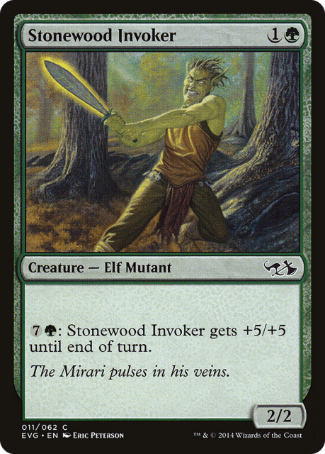 Stonewood Invoker (11) — Duel Decks Anthology: Elves vs. Goblins
