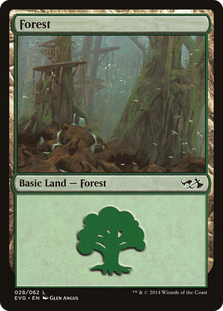 Forest (28) — Duel Decks Anthology: Elves vs. Goblins