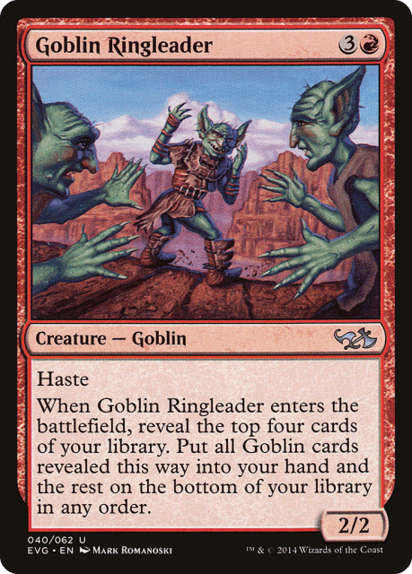 Goblin Ringleader (40) — Duel Decks Anthology: Elves vs. Goblins