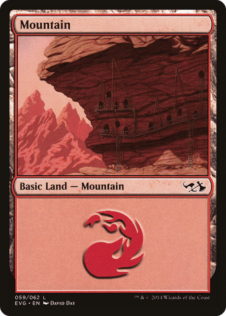 Mountain (59) — Duel Decks Anthology: Elves vs. Goblins