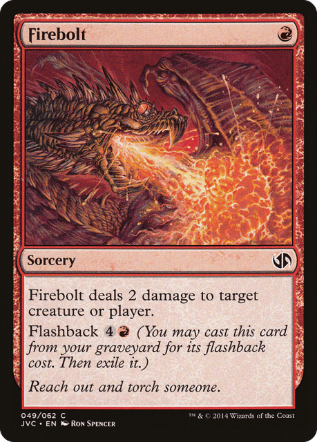 Firebolt (49) — Duel Decks Anthology: Jace vs. Chandra