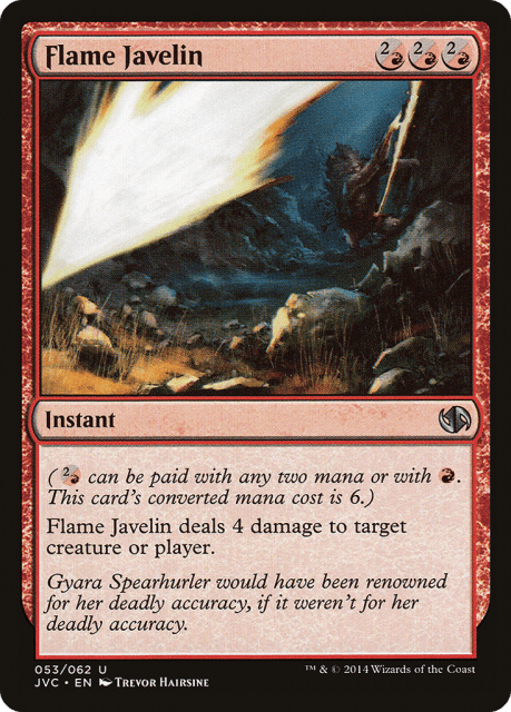 Flame Javelin (53) — Duel Decks Anthology: Jace vs. Chandra