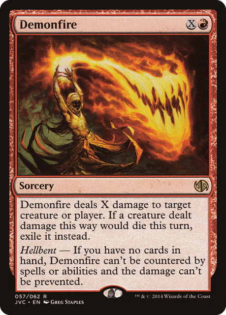Demonfire (57) — Duel Decks Anthology: Jace vs. Chandra